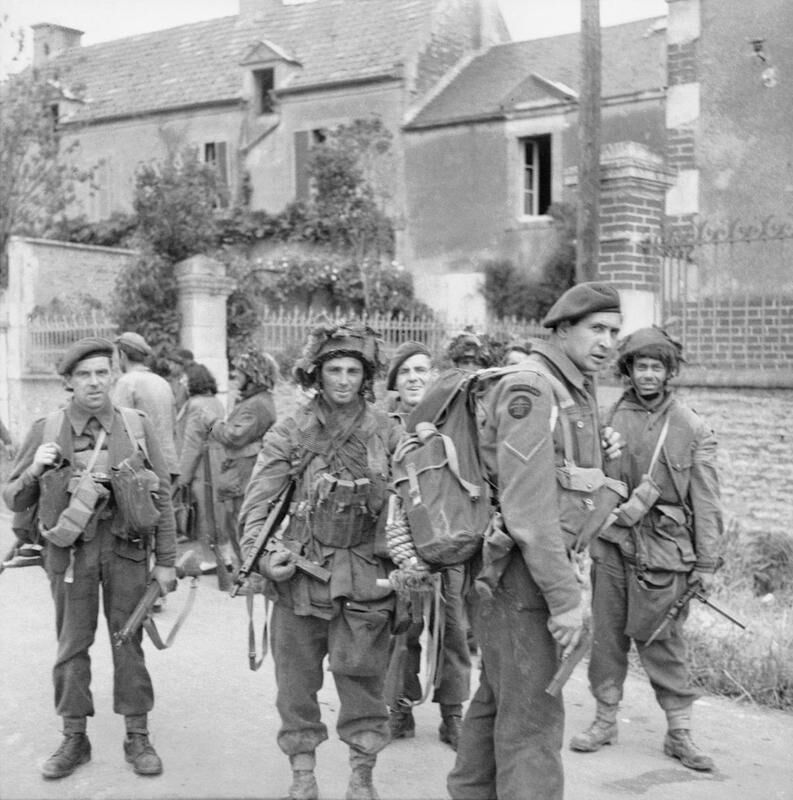 The first commando raid in the d-day zone. 