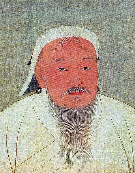 Genghis Khan as portrayed in a 14th-century Yuan era album