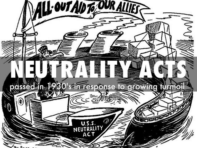 Neutrality Acts Definition